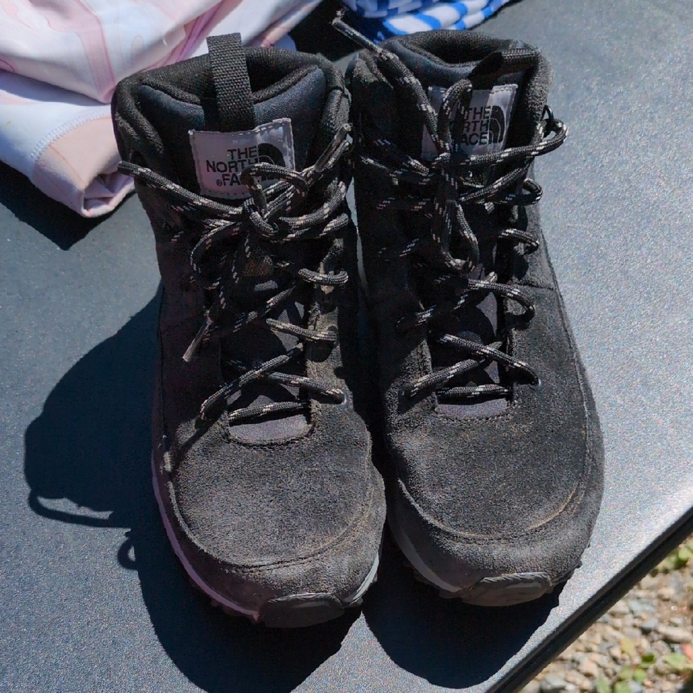 The North Face Charcoal Hiking Boots